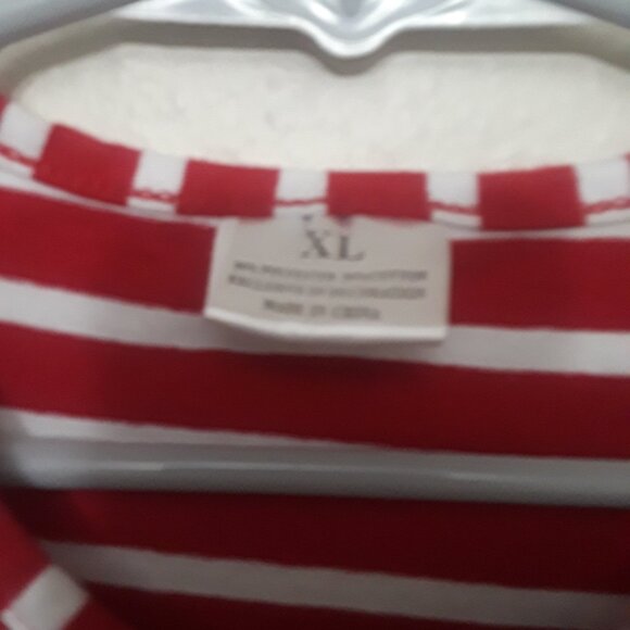 Striped Red and Blue Nutcracker Kids Casual Dress - Picture 2 of 3